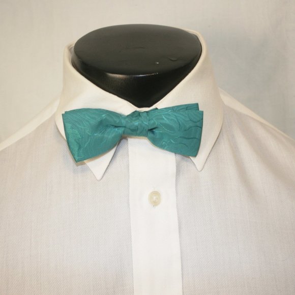 Youth - Teal Bow Tie and Cumberband Set - Picture 3 of 4